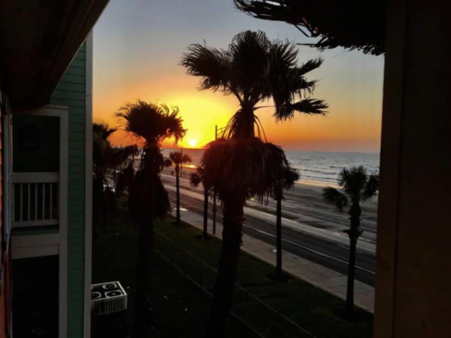 Apartament Oceanfront At The Dawns Galveston Zewnętrze zdjęcie
