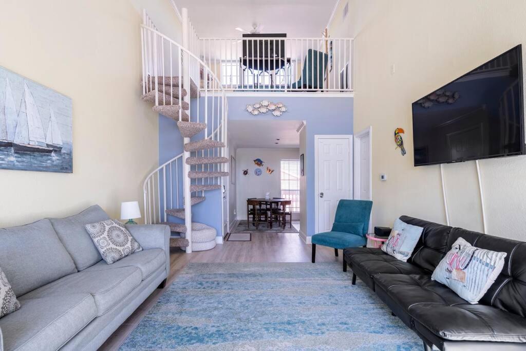 Apartament Oceanfront At The Dawns Galveston Zewnętrze zdjęcie